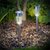 Garden of Eden 11702A led-es szolár lámpa fém 19 cm