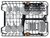 Whirlpool WH3UC10BS7A0X mosogatógép beépíthető 10 teríték keskeny