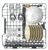 Whirlpool WH6IC16B4M6T0 mosogatógép beépíthető 16 teríték