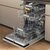 Whirlpool WH8IA15AM3TUS0 mosogatógép beépíthető 15 teríték