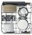 Whirlpool WH8IA15AM3TUS0 mosogatógép beépíthető 15 teríték