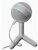 Logitech 988-000558 logitech mikrofon - yeti orb lightsync rgb, fehér