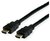 Value 11.99.5696-10 value kábel hdmi 2.0 - hdmi 4k@60hz high speed + ethernet, a-a, m/m, erősített dugós, 10m, fekete