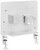 Value 17.99.0098-4 value asztalra szorítható tábla, opcionális tartóelemekkel, clamp mount pegboard, gamer / office / irodai, fehér