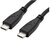 Roline 11.02.9057-10 roline kábel usb 3.2 gen 2 c - c, m/m, 10gbit/s, pd (power delivery) 20v5a - 100w, emark-al, video support, 1m, fekete
