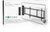 Nedis TVWM5860BK nedis tvwm5860bk lcd tv / monitot motoros fali tartó konzol, 32-75", max. eherbírás 60 kg, faltáv:56mm, távirányító