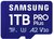 Samsung MB-MD1T0SA/EU samsung memóriakártya, pro plus microsdxc kártya 1tb, class 10, uhs-i, u3, v30, a2, + adapter, r180/w130