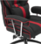 White Shark WS LE MANS white shark ws le mans le mans fekete/piros gamer szék, puha nyak, fej és hát párnák, lélegző felület, 120 kg-ig