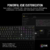 Corsair CH-910971E-NA corsair vezetékes billentyűzet gaming, k70 core rgb, mechanikus, mlx red switch, 104 gombos, us, fekete