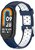 Mybandz 19015 mi band 8-lélegző szilikon óraszíj/kék-fehér