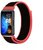 Mybandz 33512 tépőzáras szövet óraszíj/piros-fekete huawei band 8