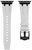 Mybandz 62790 apple watch element-fehér(fekete) 44/45/46 és 49 mm