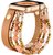 Mybandz 13458 apple watch gyöngyös bőróraszíj-barna /40/41 és 42 mm