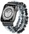 Mybandz 56700 apple watch gyöngyös fém óraszíj-fekete /40/41 és 42 mm