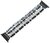 Mybandz 56700 apple watch gyöngyös fém óraszíj-fekete /40/41 és 42 mm