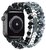 Mybandz 56700 apple watch gyöngyös fém óraszíj-fekete /40/41 és 42 mm