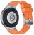 Mybandz 53270 element szilikon óraszíj-samsung galaxy watch 5-6-7/narancs-ezüst/20mm
