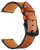 Mybandz 22SKU4548 elegáns bőróraszíj / barna - fekete csattal / 22mm