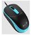 GENIUS Vezetékes egér optikai DX-123, USB, 1000dpi, Fekete/Kék