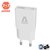 AVAX CH641W NANO SLIM 30W töltő adapter USB-C (PD3.0)+USB-A (QC3.0), fehér