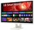 LG Smart monitor 27" 27U731SA-W, 3840x2160, 16:9, 350cd/m2, 5ms, HDMIx2/USBx2/USB-C, hangszóró