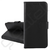 Tok álló, bőr hatású (FLIP, oldalra nyíló, kártyazseb, asztali tartó) FEKETE Samsung Galaxy A12 (SM-A125F / SM-A127F)
