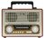 SAL RRT3 retro táskarádió, AC-DC, MP3-BT, 3 sávos