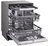 LG DB365TXS beépíthető mosogatógép 14 TERÍTÉK GŐZÖS
