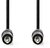 Nedis Stereo-Audiokabel 3,5 mm Klinke (M) - 3,5 mm Klinke (M) 0,50 m Schwarz