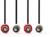 Nedis CAGL24200BK15 sztereo audio kábel, 2 X RCA dugó - 2 X RCA dugó, hossz 1.5m