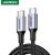 UGREEN Kábel USB 2.0 USB-C - USB-C, PD, 100W, 5A, M/M, 3m, fekete