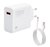 XIAOMI HYPERCHARGE COMBO hálózati töltő USB aljzat (120W, gyorstöltő + Type-C kábel) FEHÉR
