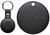 XIAOMI YEELIGHT YEETAG bluetooth nyomkövető (kulcstartóra, táskára, autóba, valós idejű nyomkövetés + bőrtok) FEKETE