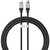 BASEUS COOLPLAY adatkábel (Type-C - lightning, 20W, gyorstöltő, 100cm, törésgátló) FEKETE