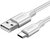 UGREEN Kábel USB 2.0 USB-A - USB-C, Gyorstöltő, 18W, 3A, M/M, 1m, fehér