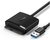 UGREEN USB 3.2 Gen 1 adapter USB-A - SATA 2,5" - 3,5" Konverter, 5 Gbps, fekete