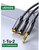 UGREEN Kábel 3.5mm Jack - 2x 3,5mm Jack, elosztó, M/F/F, 0,2m, fekete