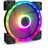ARGUS Gamer hűtő ventilátor, 4 tűs, PWM, 140mm, RGB - 1 darabos kiszerelés, fekete