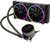 ARGUS Gamer CPU hűtő, Vízhűtés, 2 ventilátor, AIO, Gamer, INTEL és AMD processzorokhoz, ARGB világítással