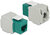 Delock Keystone Module RJ45 female > LSA Cat.6 UTP green
