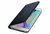 Samsung Galaxy S6 Edge Flip Wallet PU Tok Fekete