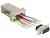 DELOCK D-SUB 9pin - RJ45 CAT5 UTP M/F adapter szet (szerelő készlet)