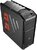 Aerocool X-PREDATOR X1 PC ház, táp nélkül, ventilátor vezérlő, fekete