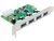 Delock PCI Express kártya > 4 x USB 3.0
