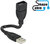 Delock USB 2.0 A male > A female ShapeCable 0.15 m