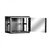 Linkbasic fali szekrény 19" 9U 600x600mm fekete