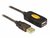 Delock USB 2.0 aktív hosszabbító kábel 30m - Fekete