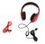 OMEGA Freestyle FH4920R - fejhallgató - Piros