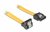 Delock 82479 cable SATA 50cm down/straight metal yellow