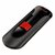 Sandisk 128GB Cruzer Glide USB2.0 pendrive - Fekete/piros